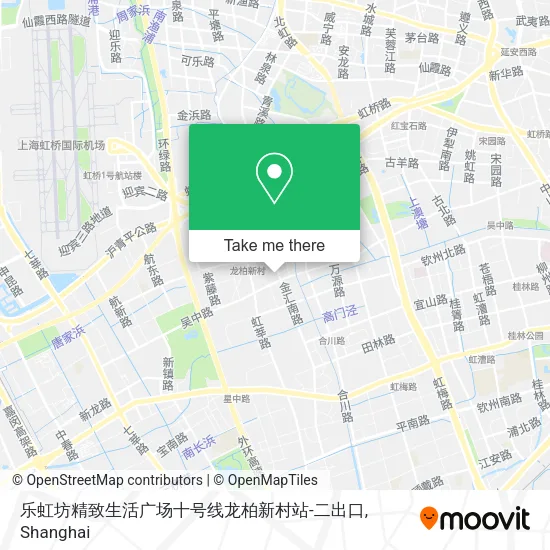 乐虹坊精致生活广场十号线龙柏新村站-二出口 map