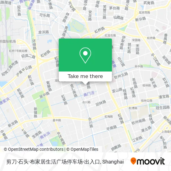 剪刀·石头·布家居生活广场停车场-出入口 map