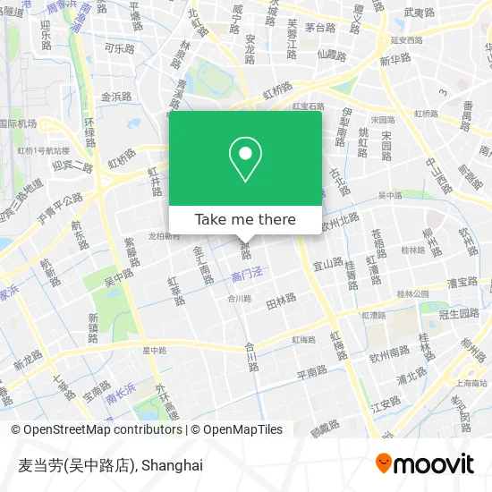 麦当劳(吴中路店) map