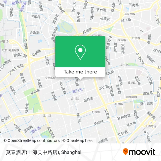 莫泰酒店(上海吴中路店) map