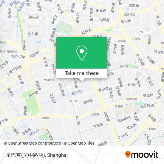 星巴克(吴中路店) map
