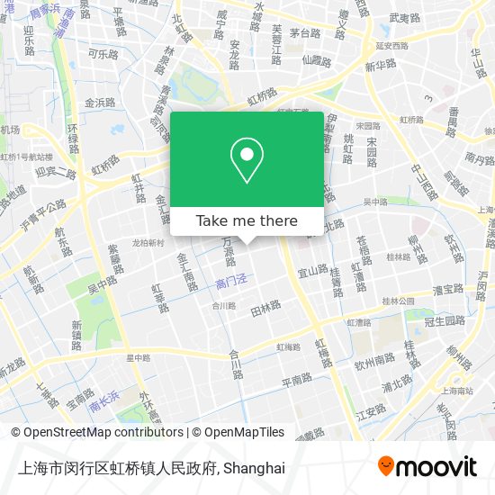 上海市闵行区虹桥镇人民政府 map