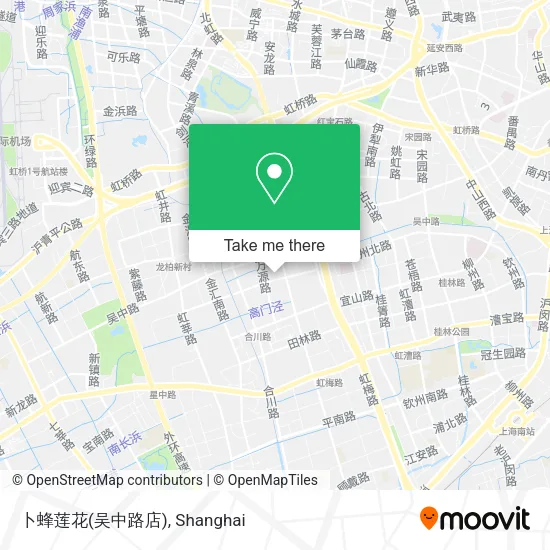 卜蜂莲花(吴中路店) map