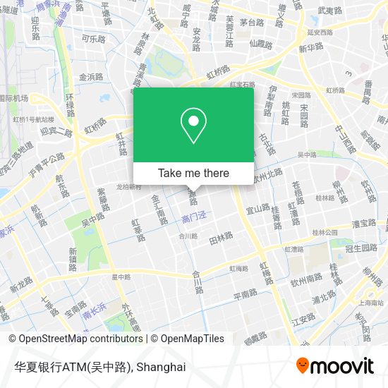 华夏银行ATM(吴中路) map