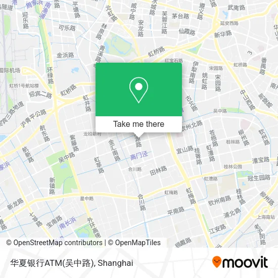 华夏银行ATM(吴中路) map
