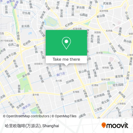 哈里欧咖啡(万源店) map