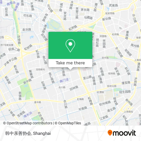 韩中亲善协会 map