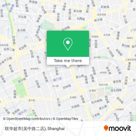 联华超市(吴中路二店) map