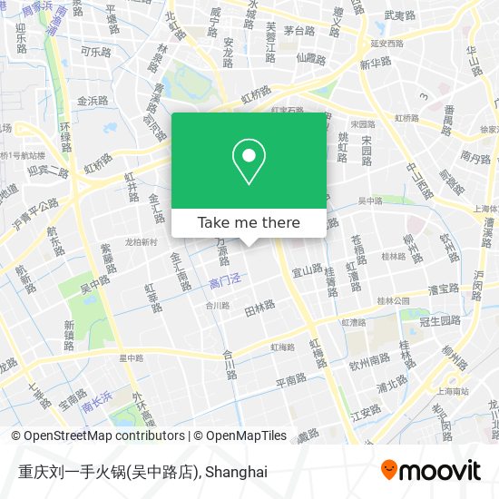 重庆刘一手火锅(吴中路店) map