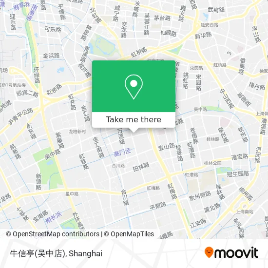 牛信亭(吴中店) map