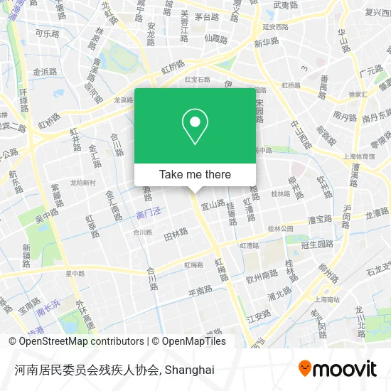 河南居民委员会残疾人协会 map