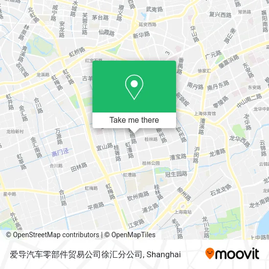 爱导汽车零部件贸易公司徐汇分公司 map