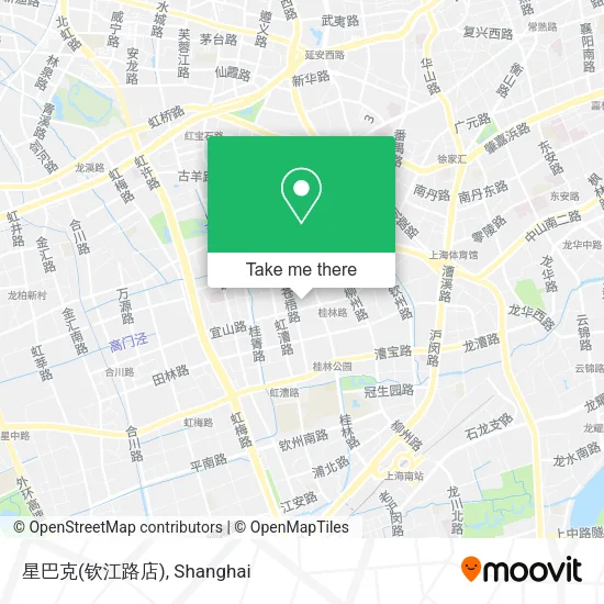 星巴克(钦江路店) map