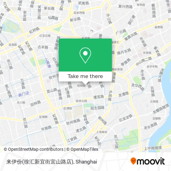来伊份(徐汇新宜街宜山路店) map
