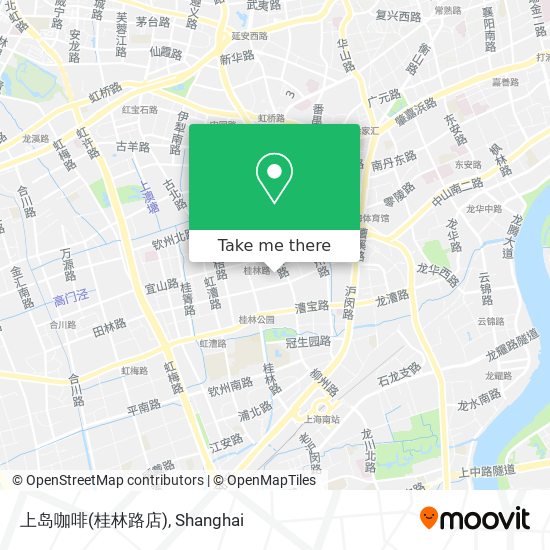 上岛咖啡(桂林路店) map