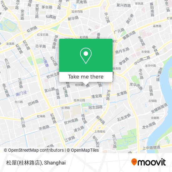 松屋(桂林路店) map