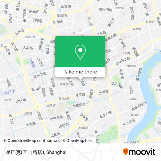 星巴克(宜山路店) map