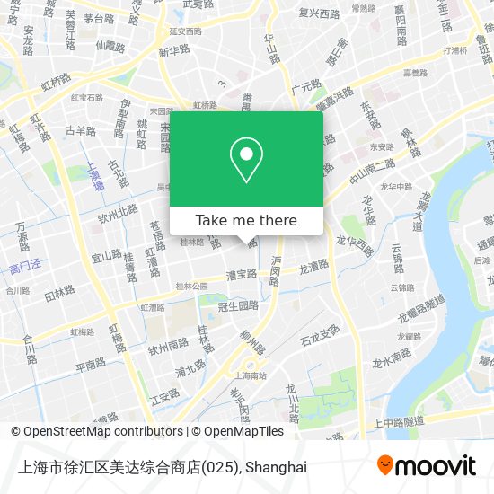 上海市徐汇区美达综合商店(025) map