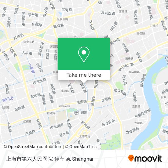 上海市第六人民医院-停车场 map