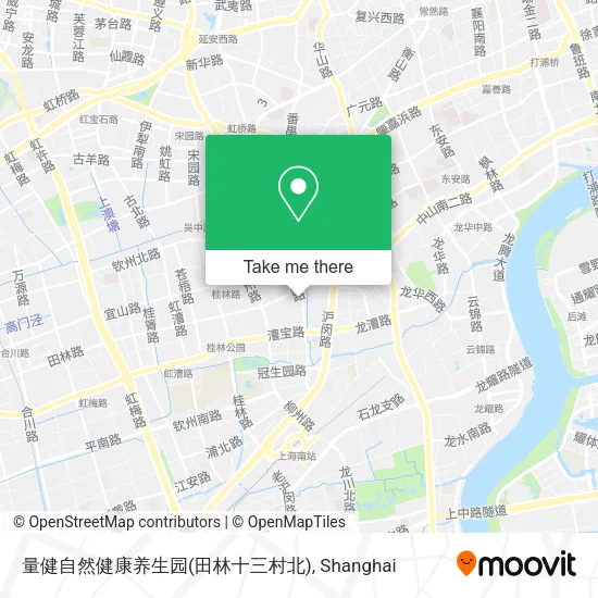 量健自然健康养生园(田林十三村北) map