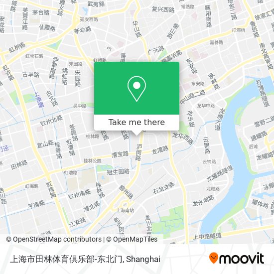 上海市田林体育俱乐部-东北门 map