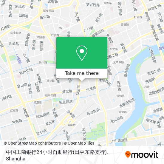 中国工商银行24小时自助银行(田林东路支行) map