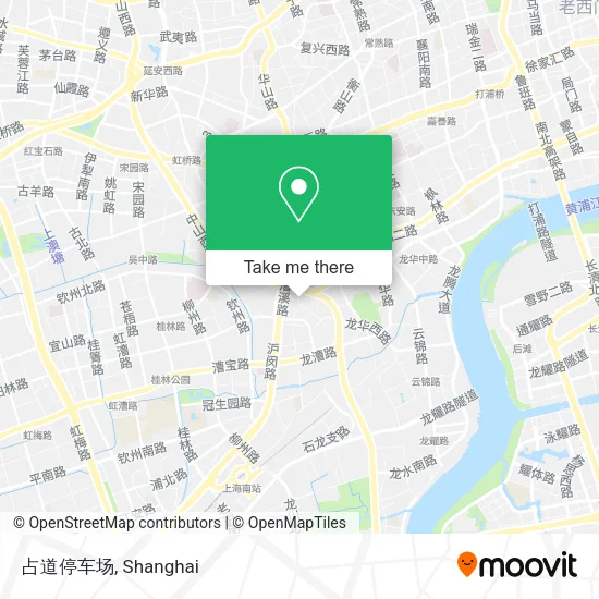 占道停车场 map