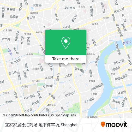 宜家家居徐汇商场-地下停车场 map