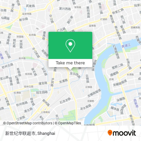 新世纪华联超市 map