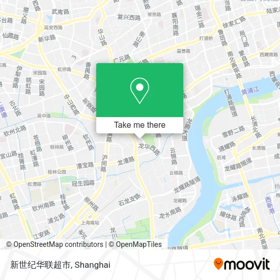 新世纪华联超市 map