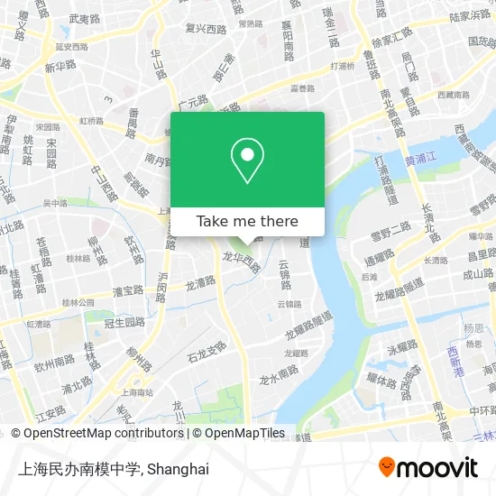 上海民办南模中学 map