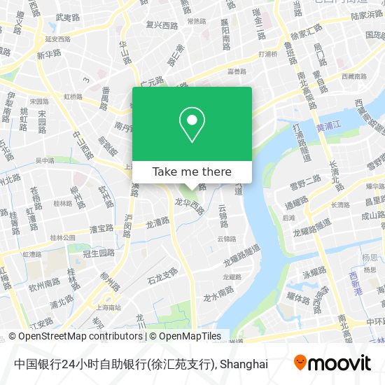 中国银行24小时自助银行(徐汇苑支行) map