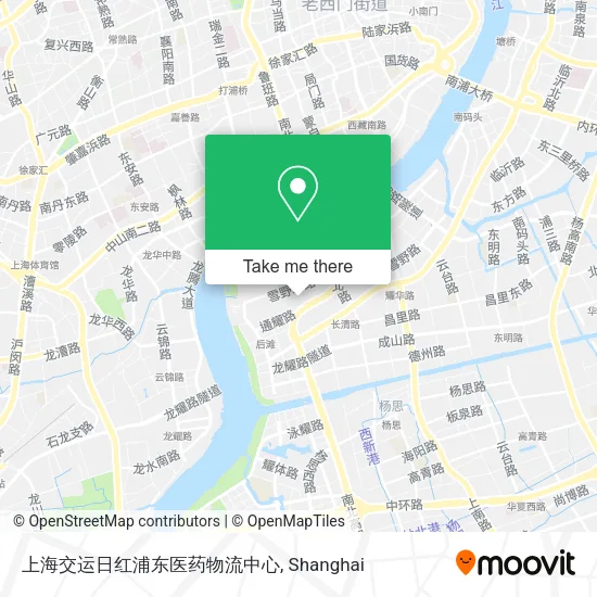 上海交运日红浦东医药物流中心 map