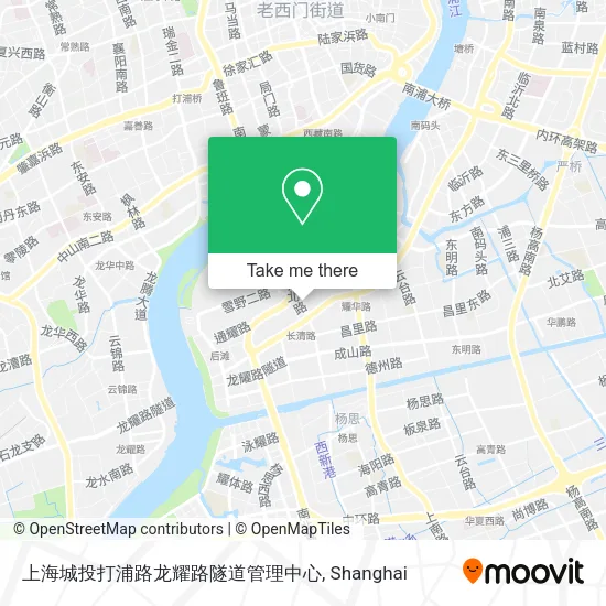 上海城投打浦路龙耀路隧道管理中心 map
