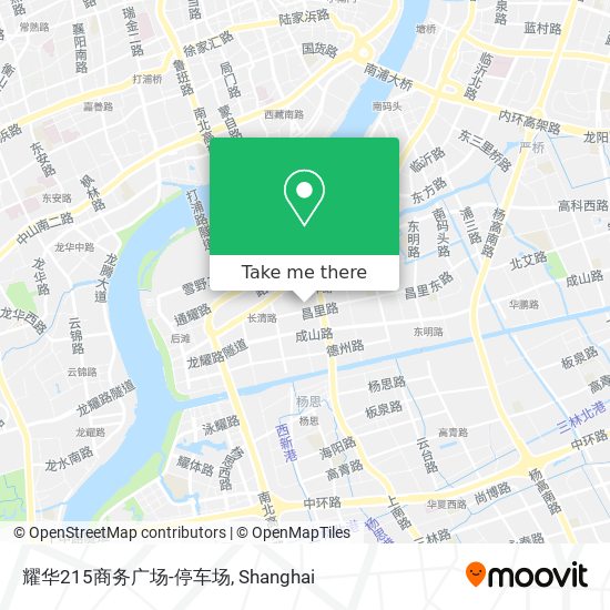 耀华215商务广场-停车场 map