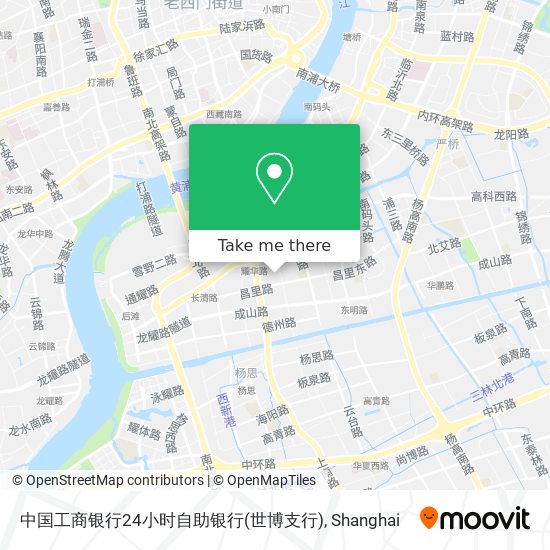 中国工商银行24小时自助银行(世博支行) map