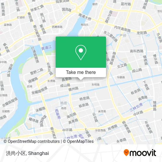 洪尚小区 map