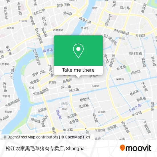 松江农家黑毛草猪肉专卖店 map