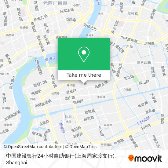 中国建设银行24小时自助银行(上海周家渡支行) map