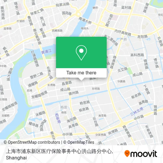 上海市浦东新区医疗保险事务中心洪山路分中心 map