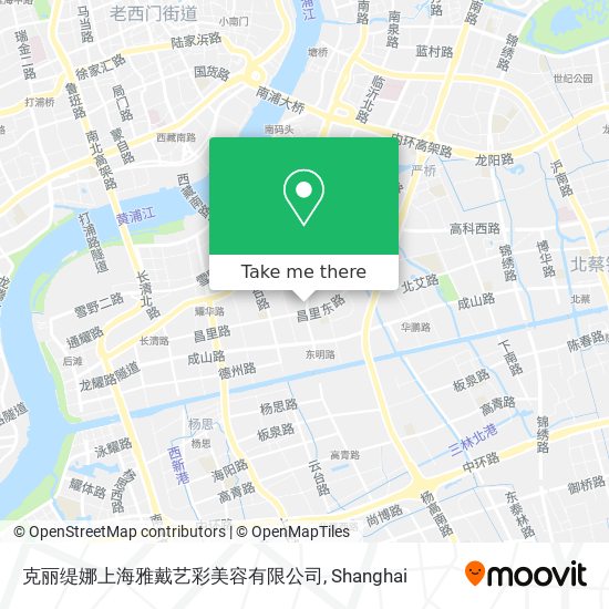 克丽缇娜上海雅戴艺彩美容有限公司 map