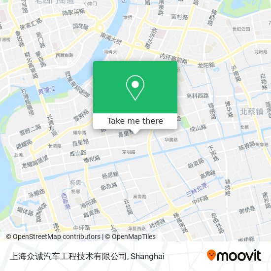 上海众诚汽车工程技术有限公司 map