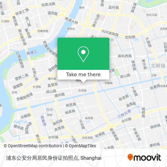 浦东公安分局居民身份证拍照点 map