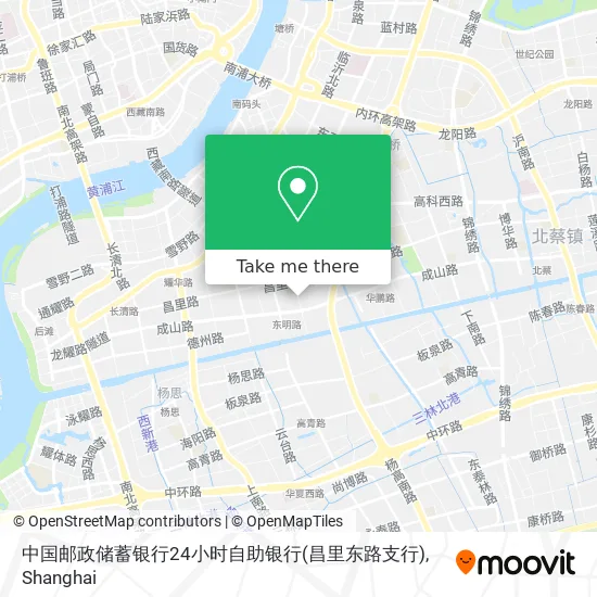 中国邮政储蓄银行24小时自助银行(昌里东路支行) map