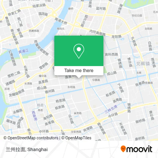 兰州拉面 map
