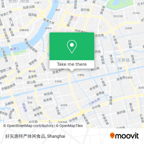 好实惠特产休闲食品 map