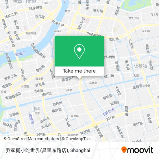 乔家栅小吃世界(昌里东路店) map