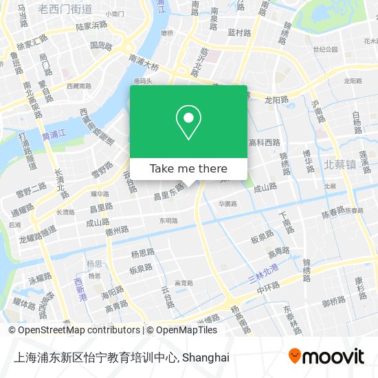 上海浦东新区怡宁教育培训中心 map