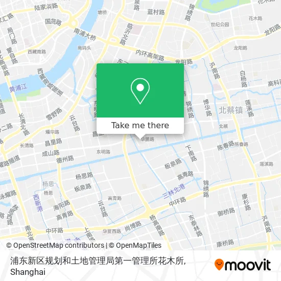 浦东新区规划和土地管理局第一管理所花木所 map