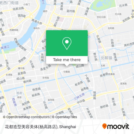 花都造型美容美体(杨高路店) map